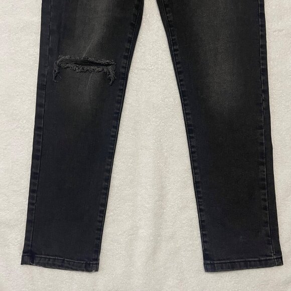 Cotton On Women's Stretch Mom Jeans - Charcoal, Size 4, New - Picture 5 of 12
